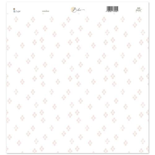 Papel 12"x12" una cara Rombos Boho de Cocoloko ESSENTIALS