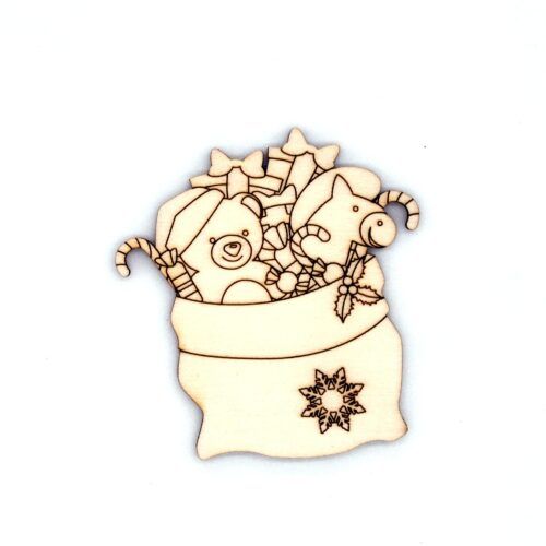 Silueta de madera - Bolsa regalos