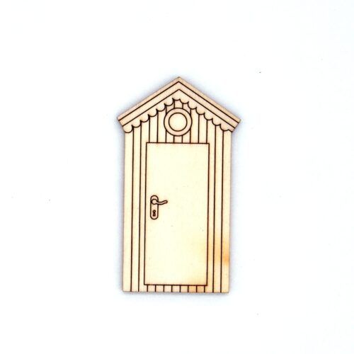 Silueta de madera - Baño retro