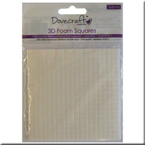 3D Foam Cubes 2 mm (5x5 mm) 400 pzs