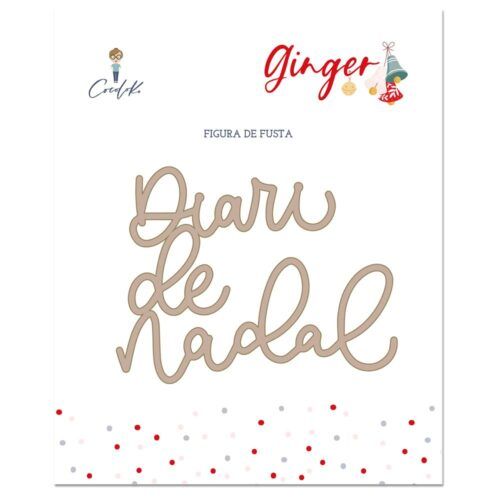 Figura de Madera "Diari de Nadal" Ginger de Cocoloko (Catalán)