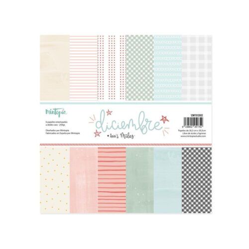 Kit de papeles básicos 12" x 12" Diciembre de Mintopía