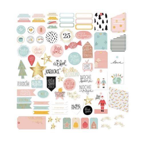 Die Cuts palabras Diciembre de Mintopía