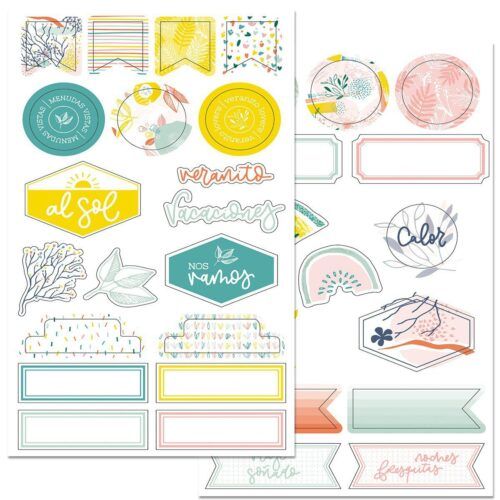 Die cuts + pegatinas VERBENA Cocoloko (Castellano)
