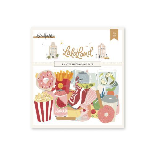 Die Cuts chipboard Lala Land de Lora Bailora