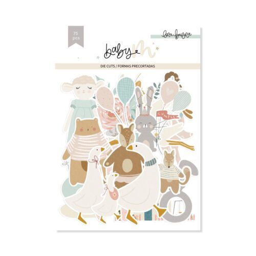 Die cuts ilustraciones BABY M de Lora Bailora