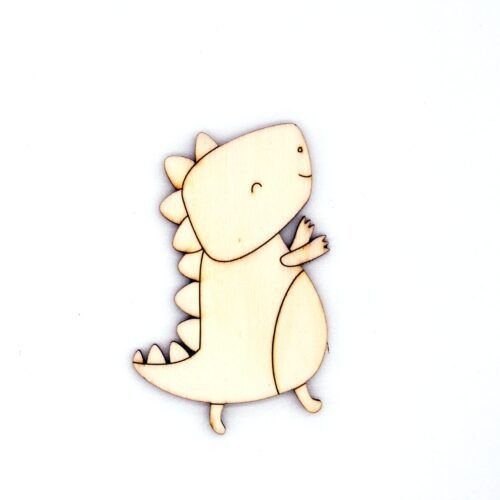 Silueta de madera - Dinosaurio