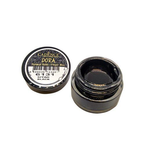Crema metalizada Finger Wax color Negro de Cadence