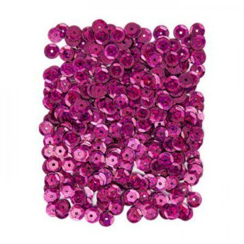 Lentejuelas 9mm brillantes rosas