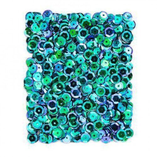 Lentejuelas 9mm brillantes verdes