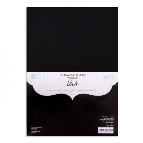 Pad DP Craft 20 Cartulinas A4 Negro