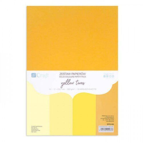 Pad DP Craft 20 Cartulinas A4 Tonos amarillos