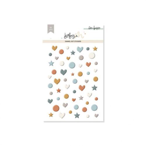 Enamel dots rosa BABY M de Lora Bailora