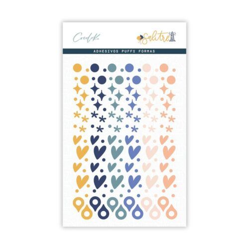 Set de adhesivos Puffy básicos Salitre de Cocoloko
