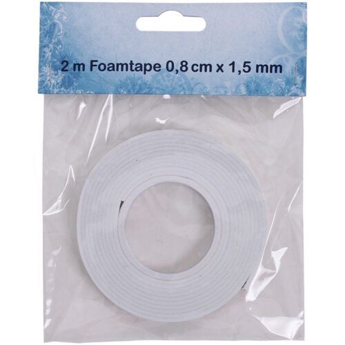 Cinta de doble cara Foam 3D 8x1,5 mm (2 metros)