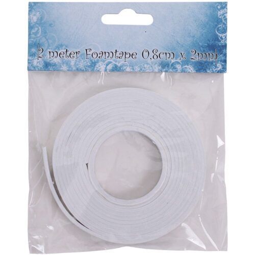 Cinta de doble cara Foam 3D 8x2 mm (2 metros)