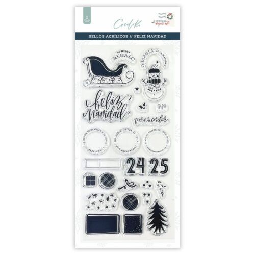 Set de sellos Feliz Navidad Entrega Especial de Cocoloko - CATALÁN