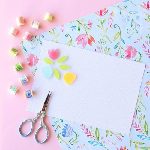 Hojas y flores metacrilato "Calma" Stars and Rockets