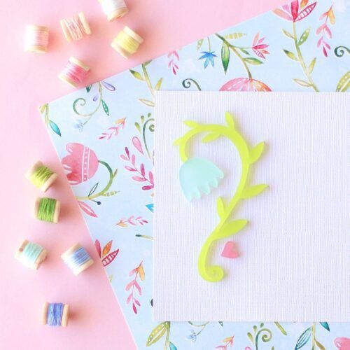 Flor de metacrilato "Calma" Stars and Rockets