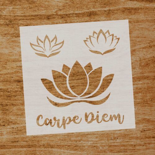 Stencil Carpe Diem