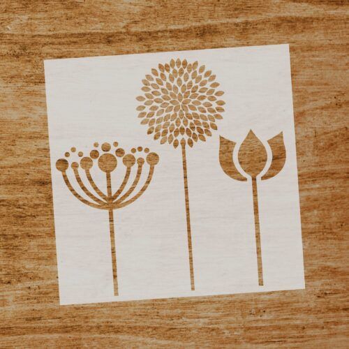 Stencil Flor diente de león