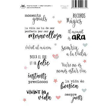 Pegatinas transparentes Fridita Frases Bonitas Catalán