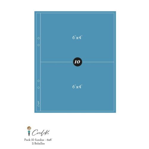 Fundas para álbumes de 6" x 8" 2 Bolsillos