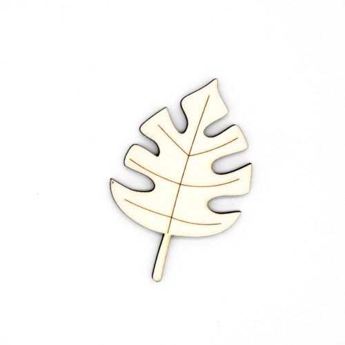 Silueta de madera - Monstera
