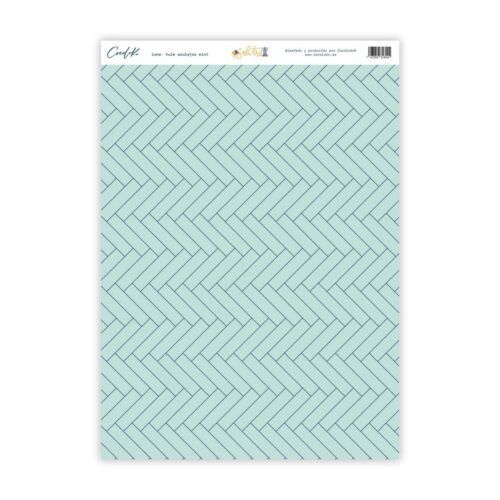 Hule 25x35 Azulejos Mint Salitre de Cocoloko
