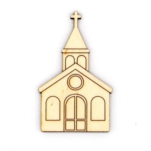 Silueta de madera - Iglesia