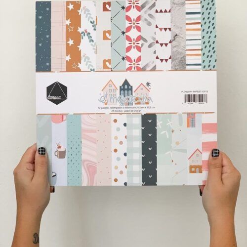 Kit 12" x 12" Doble cara El mejor día de Dunaon