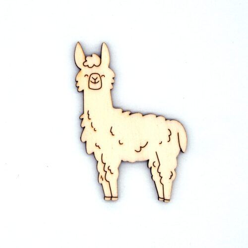 Silueta de madera - Llama