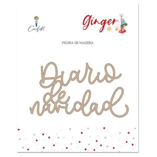 Figura de Madera "Diario de Navidad" Ginger de Cocoloko