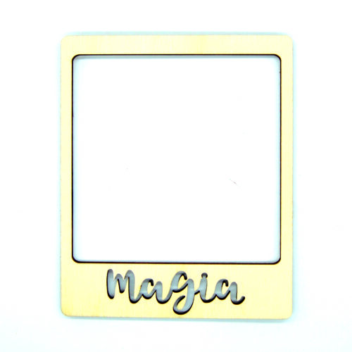 Marco de madera Polaroid - Magia