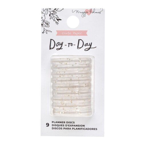 Anillas de disco para planners Maggie Holmes Day to Day Glitter