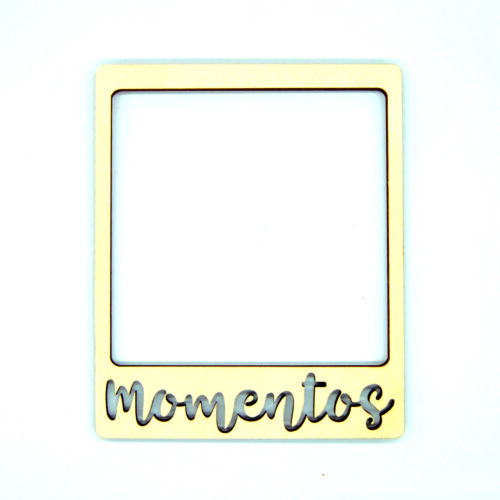 Marco de madera Polaroid - Momentos
