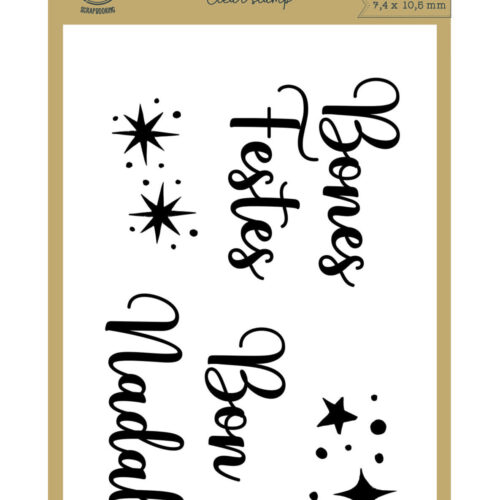 Sello catalán "Bon Nadal" de Evyre Scrap