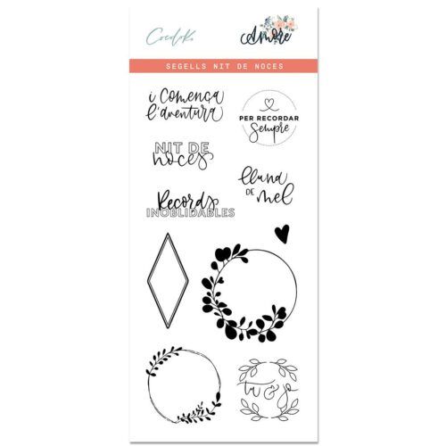 Set de Sellos 10x21 cm Nit de Noces Amore de Cocoloko