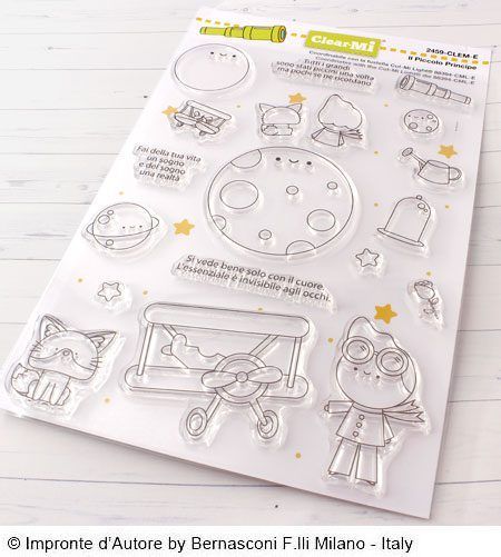 Set de sellos transparentes Piccolo Principe IMPRONTE DE AUTORE