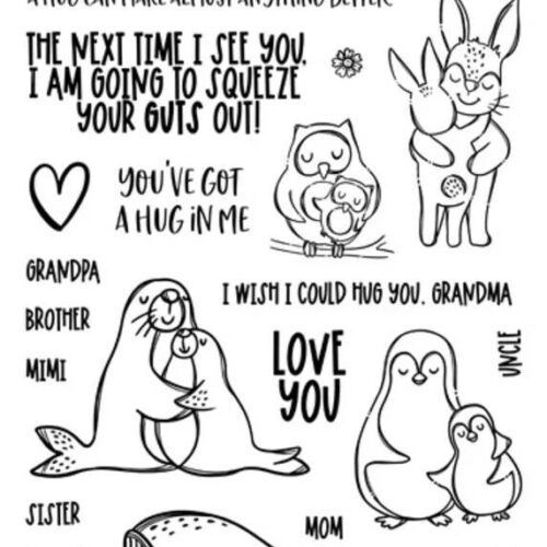 Pad de sellos "More of The Best Hugs Ever" de Picket Jence Studios
