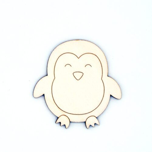 Silueta de madera - Pingüino