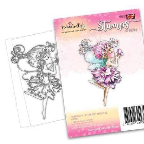 Sello Serenity Perfect Nature de Polkadoodles