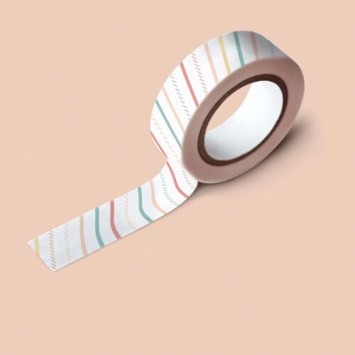 Washi Tape Rayas PASATIEMPOS de Cocoloko