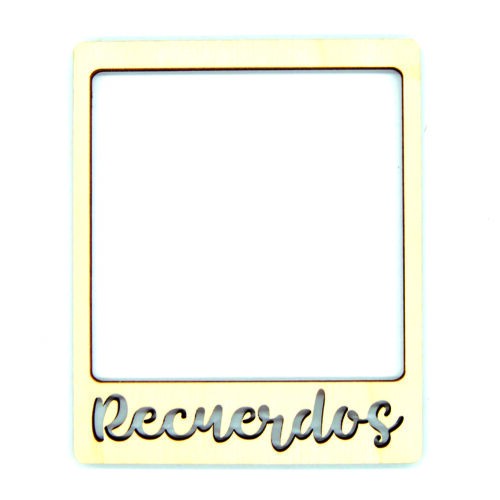 Marco de madera Polaroid - Recuerdos