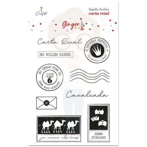 Sello Carta Reial Ginger de Cocoloko (Catalán)