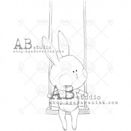 Sello AB Studio "Sweet bunny"