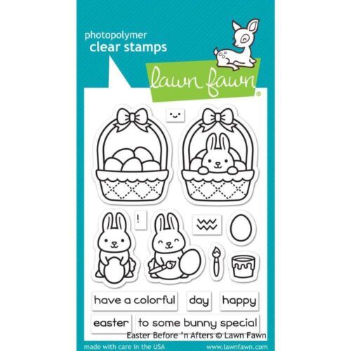 Sello acrílico 3x4 Lawn Fawn Easter Before'n Afters