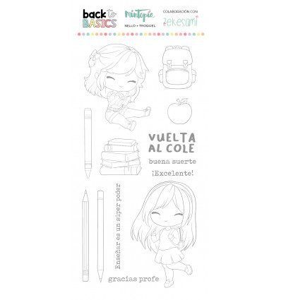 Sello Vuelta al cole Back to basics