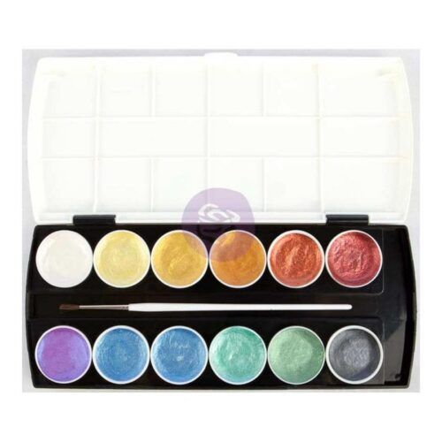 Semi-acuarelas Metallic Paint Set