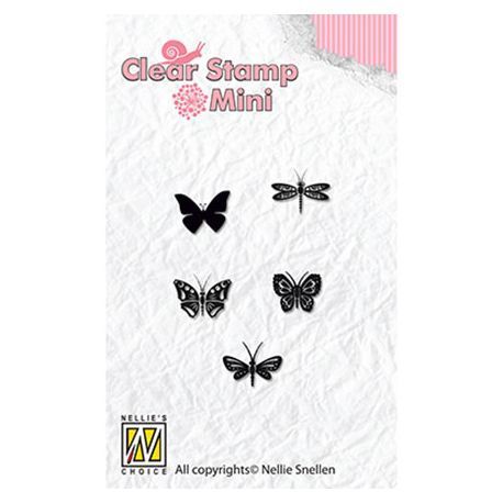 Sello transparente Butterflies Nellie